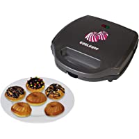 Los mejores  - Team Kalorik Máquina de donuts- Para 6 bizcochos o donuts- Placas de cocción antiadherentes- 900 W- Negro- TKG CKM 1002…